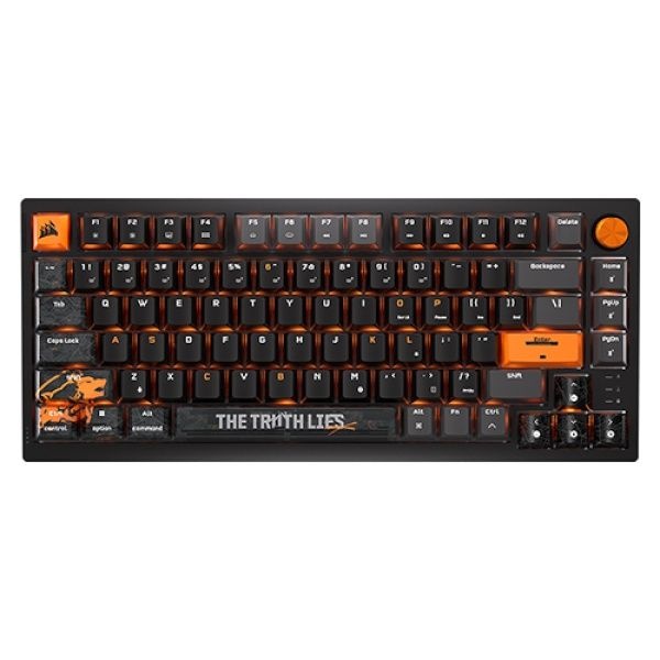CORSAIR 무선 블루투스 기계식키보드 콜오브듀티 블랙옵스6 에디션 K65 PLUS 축교환 RGB LED 적축 블랙 4053607