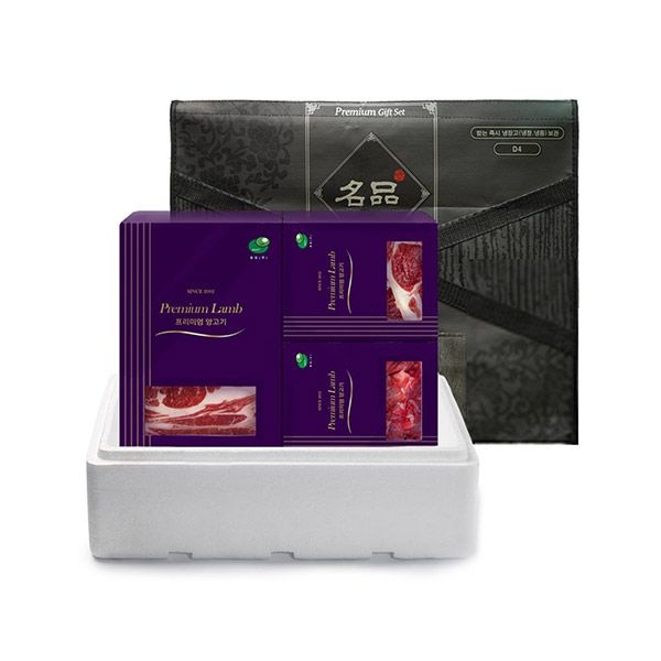 품원(주) 자연맛남 명품 양갈비선물세트 3.2kg(숄더랙/프렌치랙/토마호크/소스3종/선물포장)