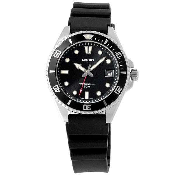 타임플래닛 CASIO MDV-10-1A1 미니 흑새치 다이버 시계