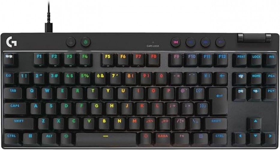 [해외] 로지쿨 PRO X TKL 유선 텐키리스 기계식 게이밍 키보드 35g 압력조절형