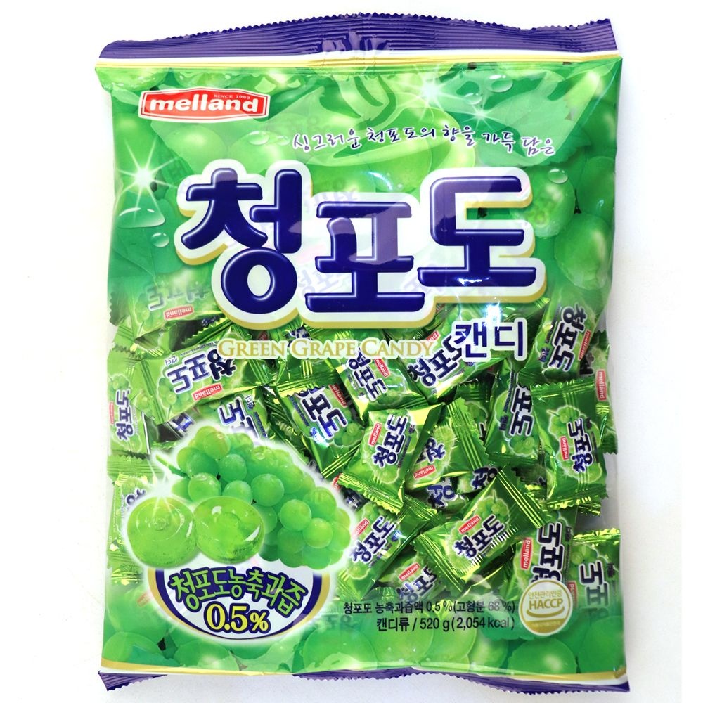멜랜드 청포도캔디 520g