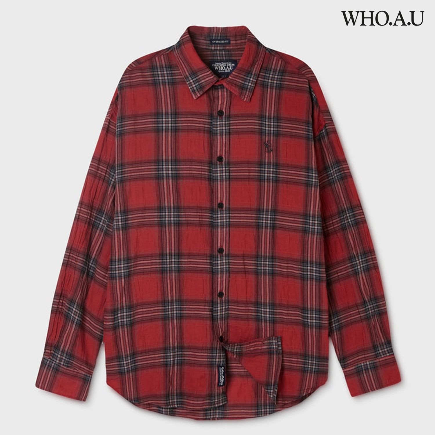 여성 Sheer Check Shirt (셔츠) WHYCG3721F