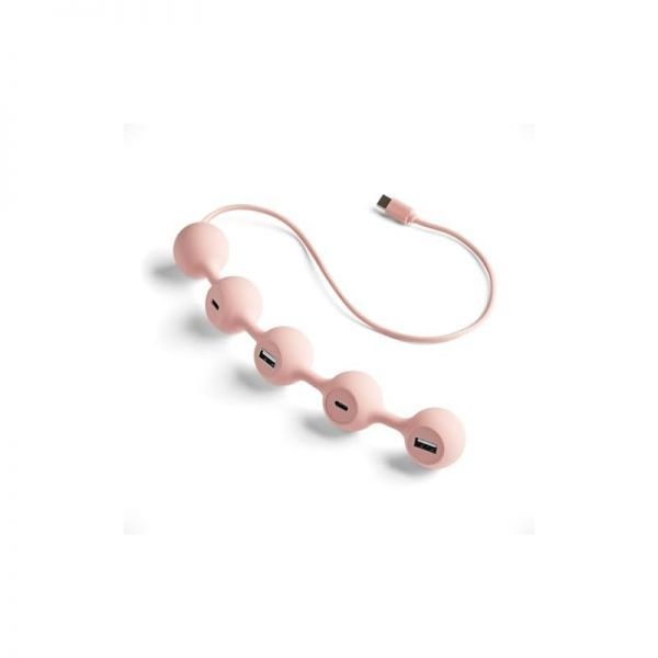 [해외] Lexon 렉슨 Peas HUB C USB 허브 A 포트 2개 맥북 울트라북 태블릿용 멀티포트 확장기 어댑터 충전 데이터 전송 지원 라