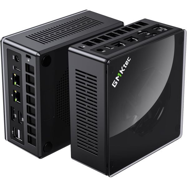 [해외] GMKtec 미니 PC 게이밍 AMD 라이젠 7 프로 6850U 32GB DDR5 1TB PCIe SSD I226V 듀얼 NIC LAN 2.5G 데스크탑 오큘링크 컴퓨터 USB4 HDMI