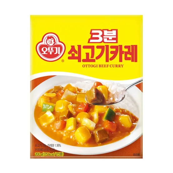 오뚜기 3분쇠고기카레 200g