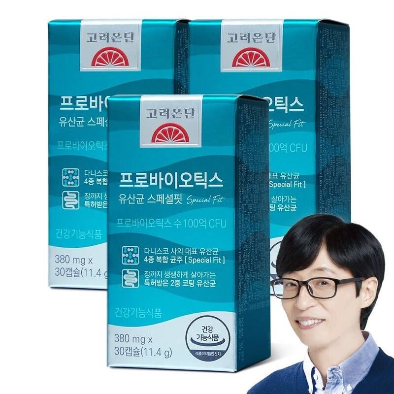 고려은단 프로바이오틱스 유산균 스페셜핏 30캡슐 X 3개 (3개월분)