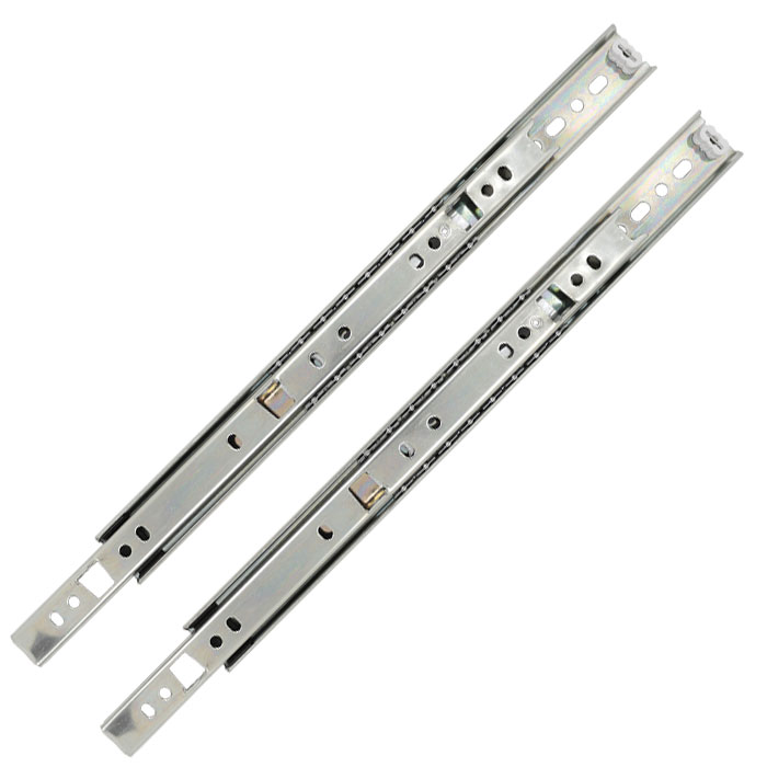 2단 볼레일 350mm 날개형 가구 레일 서랍장 싱크대