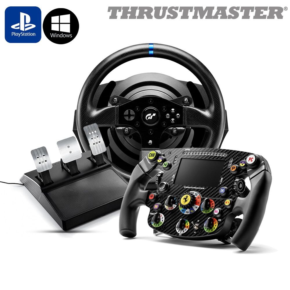 트러스트마스터 T300RS GT 레이싱휠, SF1000 핸들 패키지 (PS5/PC) PO