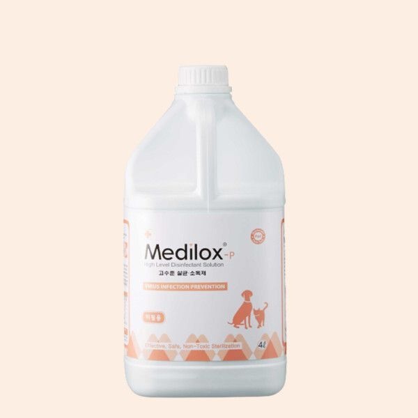 메디록스 메디록스 반려동물 살균 소독제 탈취제 강아지 고양이 대용량 4L 1개 GST