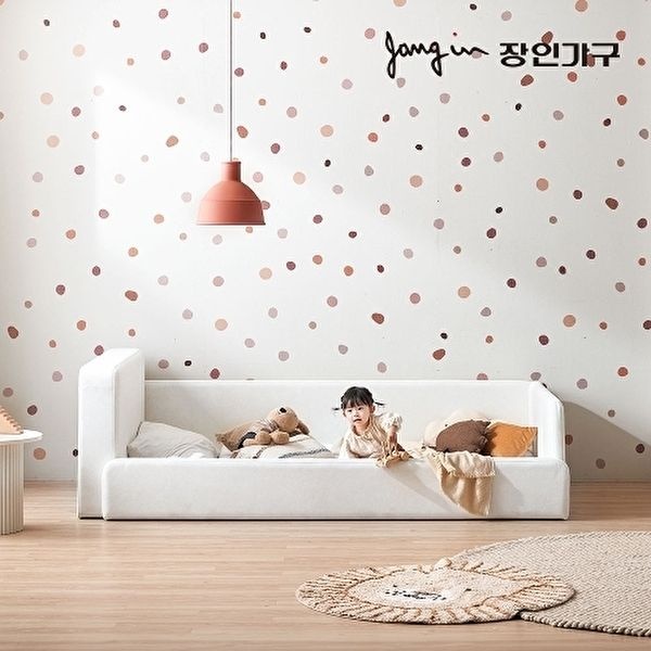 장인가구 [장인가구](무료) 장인가구 하랑 E0 패브릭 볼드헤드 저상형 데이베드 패밀리침대 SS+본넬