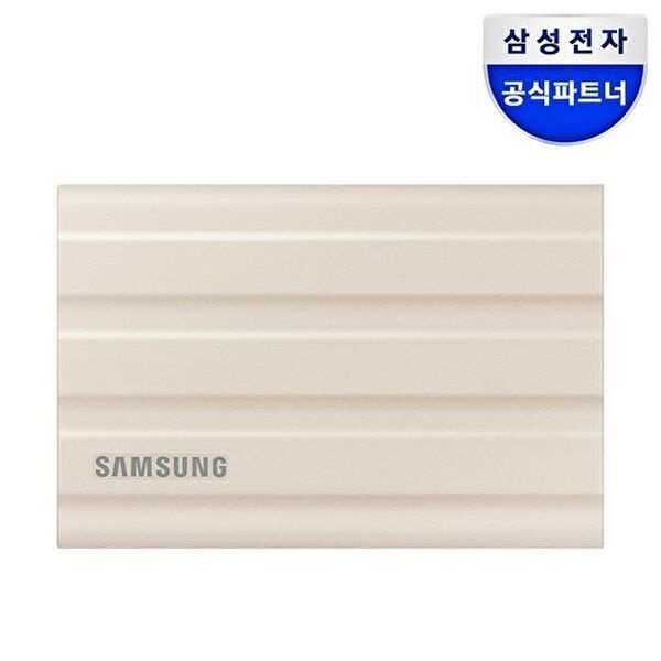 삼성전자 [삼성전자]삼성전자 포터블 외장SSD T7 Shield 2TB 베이지 +파우치