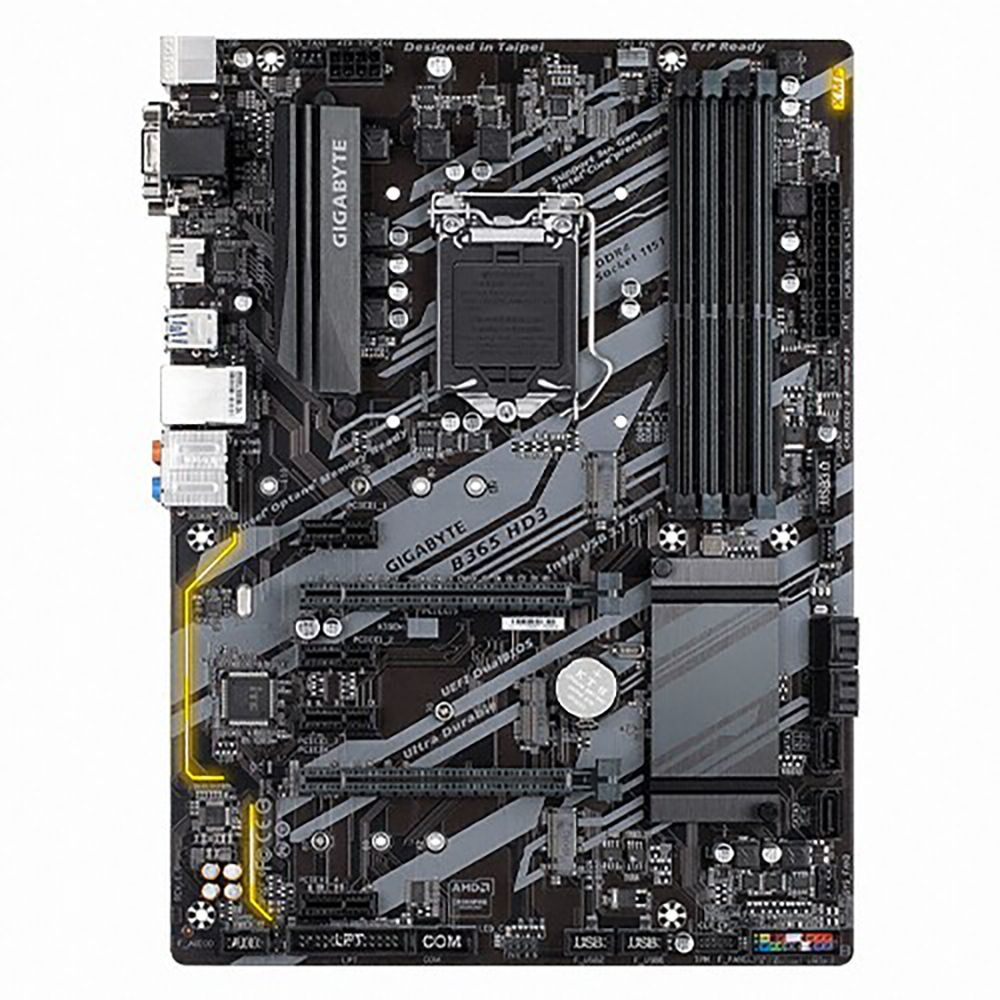 기가바이트 GIGABYTE B365 HD3 듀러블에디션 ATX 1151v2 소켓 8세대 9세대 메인보드 백패널 포함