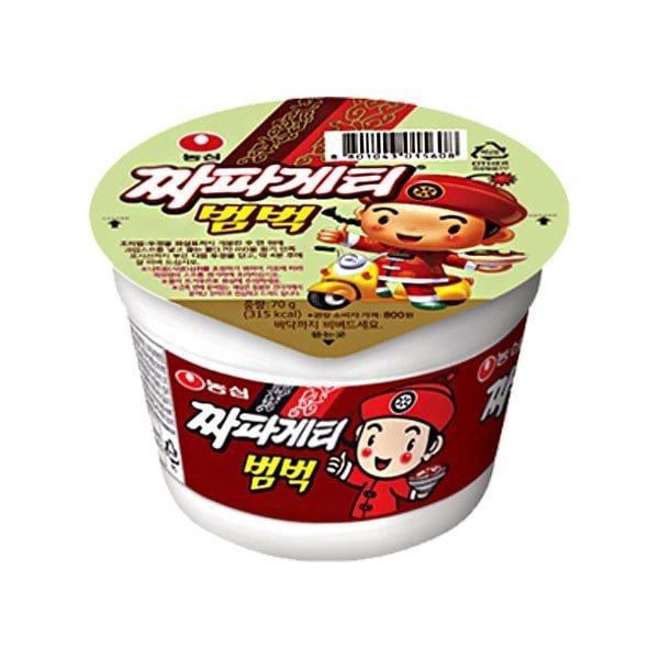 농심 농심 짜파게티 범벅 70g 작은 짜장 라면 간식