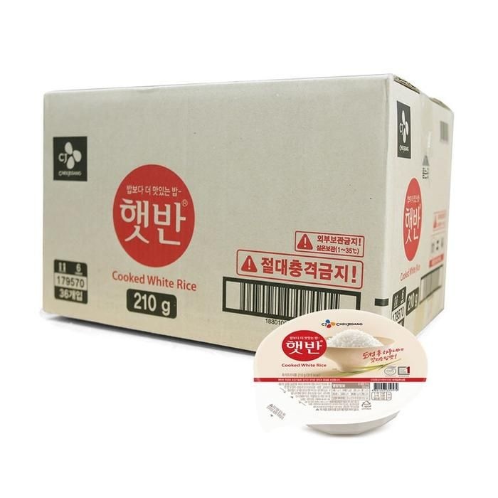 CJ 햇반 둥근햇반 210g x 36 코스트코 코와샵2605