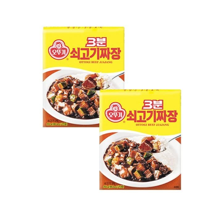 [오뚜기] 3분 쇠고기짜장 200g 12개