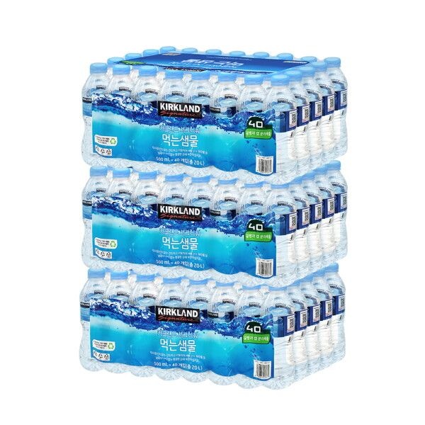[커클랜드] 시그니춰 먹는샘물 생수 500mL X 120병