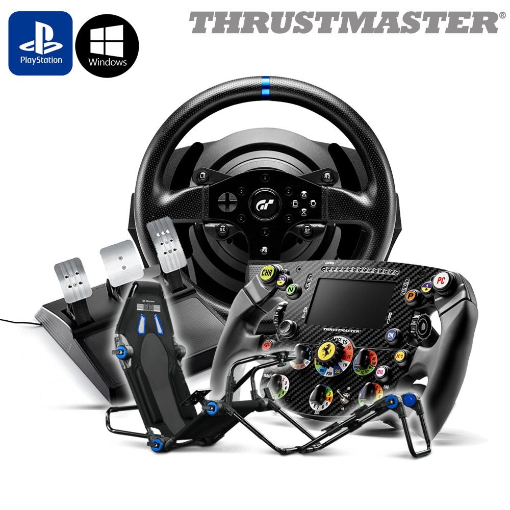 트러스트마스터 T300RS GT 레이싱휠, SF1000 핸들, NLR S025 레이싱시트 패키지(PS5/PC) PO