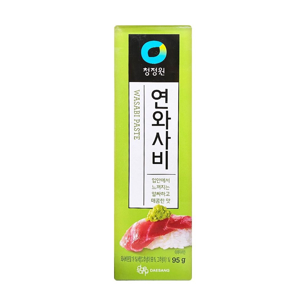 청정원 연와사비 95G 생고추냉이 튜브와사비 횟집 일식소스 분식집소스 업소용소스 식자재양념