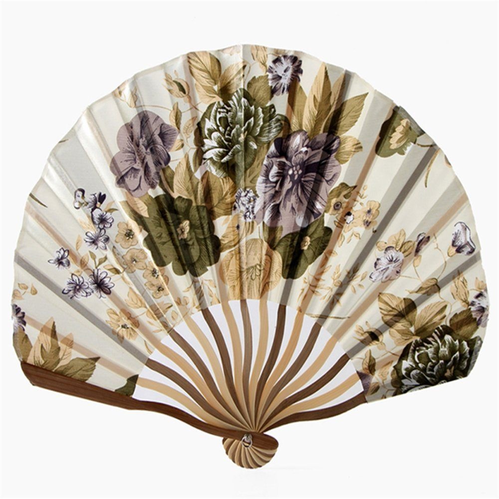 Minqing Top Arts & Crafts Co., Ltd. / ㈜Tree 루나픽스 전통소품 한국소품 대나무 부채 (화원/컬러랜덤)