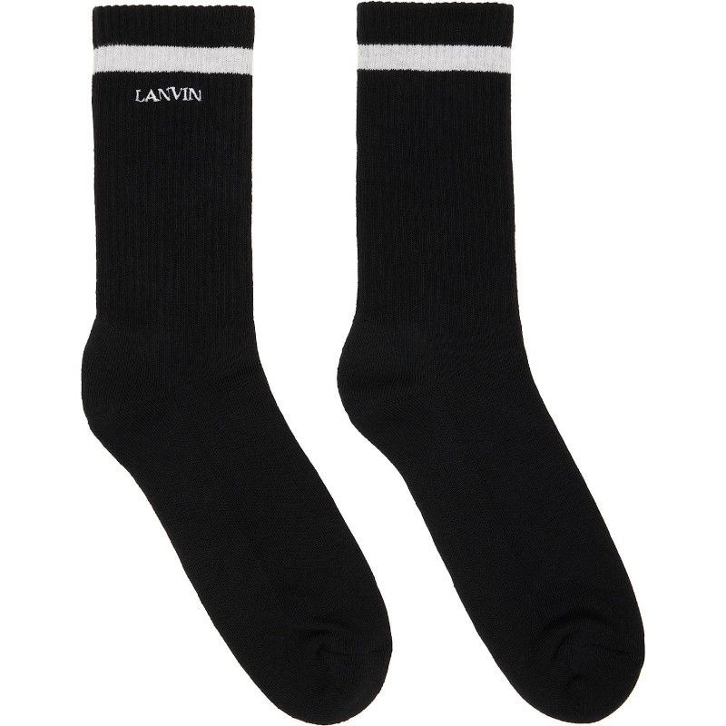 랑방 블랙 클래식 양말 AM-SABSK2-1CUN-A26 10 BLACK