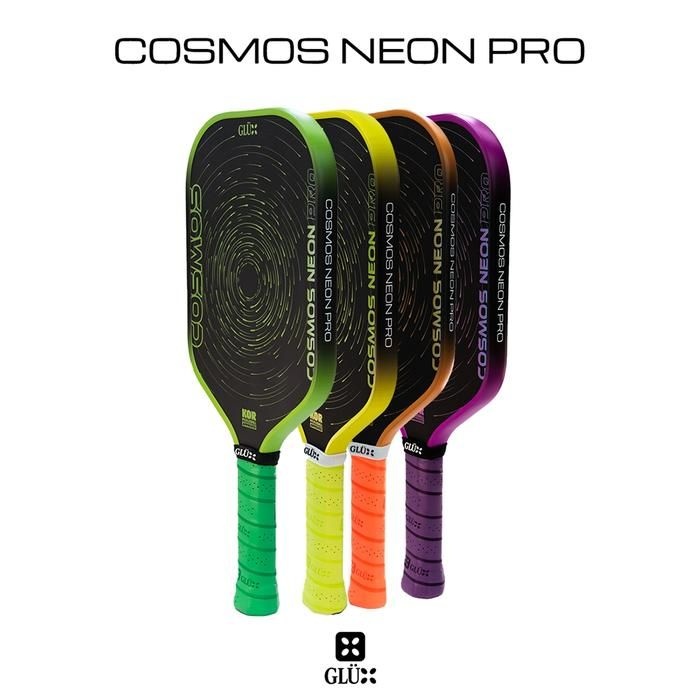 [GLUX]   글룩스 프로용  피클볼패들  COSMOS NEON PRO 코스모스 네온 프로 16mm (4 Colors)