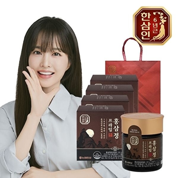 [한삼인][농협홍삼] 한삼인 홍삼정 프라임S 120g(40일분) 4세트+쇼핑백