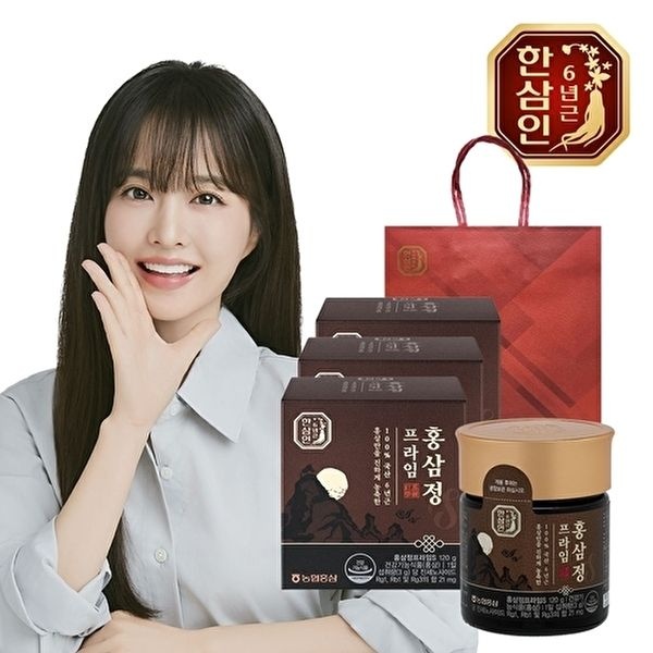 [한삼인][농협홍삼] 한삼인 홍삼정 프라임S 120g(40일분) 3세트+쇼핑백