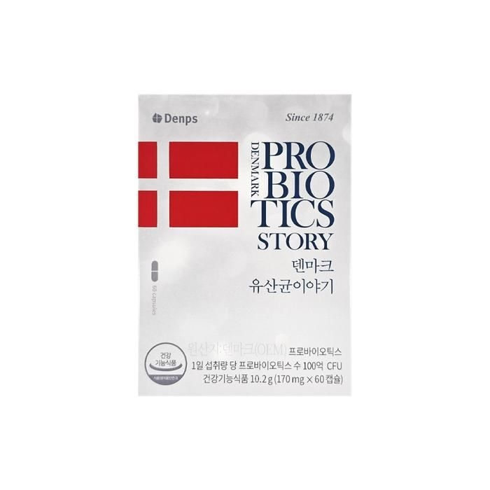 [덴프스] 덴마크 유산균 이야기 170mg x 60캡슐x1박스 YJ