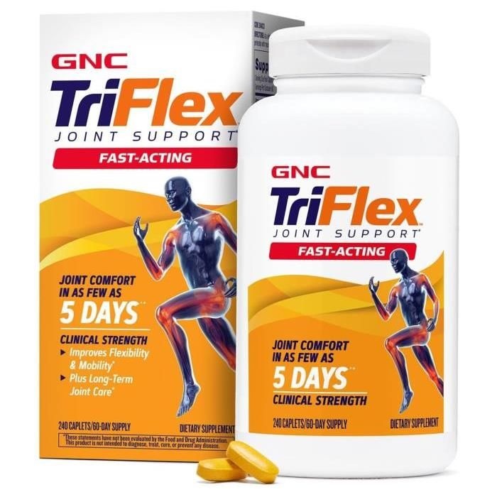 GNC [해외] GNC 트리플렉스 패스트 액팅 (글루코사민/콘드로이친 & 보스웰리아 ＋ 강황) 240정