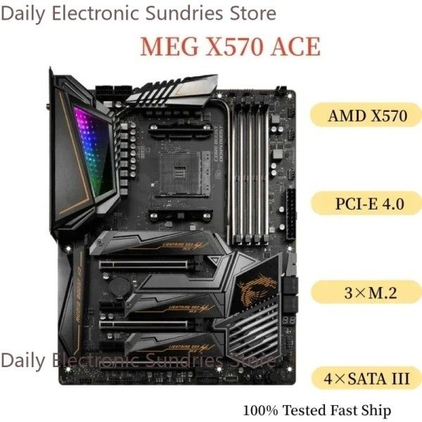 [해외] X570 AM4 마더보드, 128GB DDR4 ATX 완전히 됨
