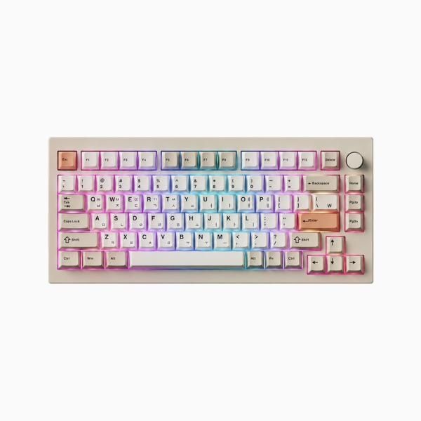 Keychron 자석축 기계식 키보드 키크론 익스트림 eX75 8K TMR 래피드 트리거 레트로 파스텔 저소음 적축 4173452