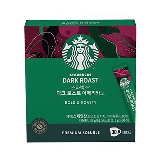 스타벅스 다크로스트 아메리카노1.1g 30개입 10개