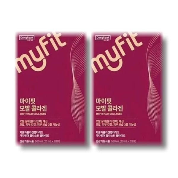 [보리담다] 동국제약 마이핏 모발콜라겐 20ml x 28포 2박스