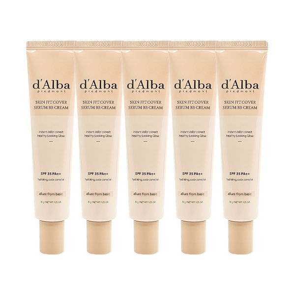 달바 [하프클럽]달바 스킨 핏 커버 세럼 비비크림 30g (SPF35) 5개