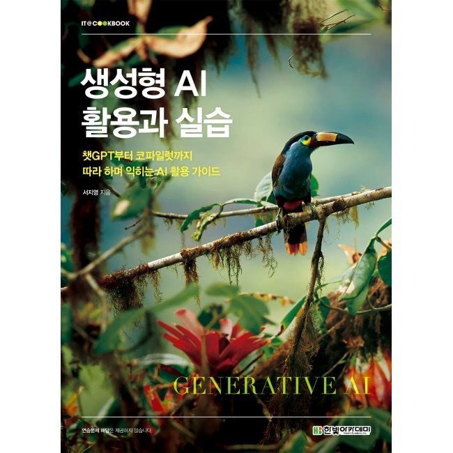생성형 AI 활용과 실습 - 챗GPT부터 코파일럿까지 따라 하며 익히는 AI 활용 가이드 서지영 한빛아카데미 (569379)