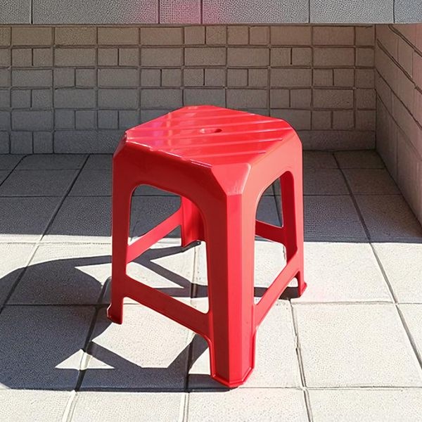 [오늘출발] 제이오마켓 심플 사각의자 레드