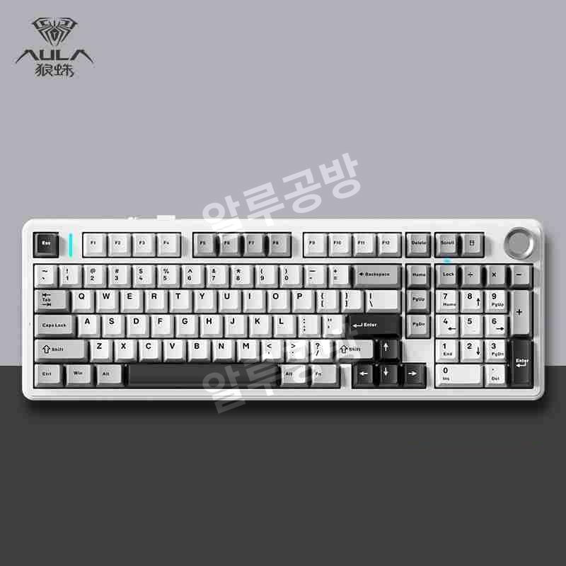 [해외] 독거미 F99 Pro 기계식 키보드 타란튤라 AULA 그레이