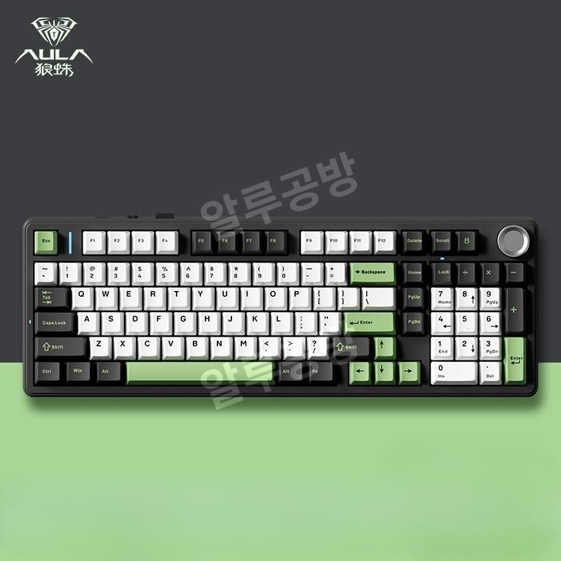 [해외] 독거미 F99 Pro 기계식 키보드 타란튤라 AULA 그린
