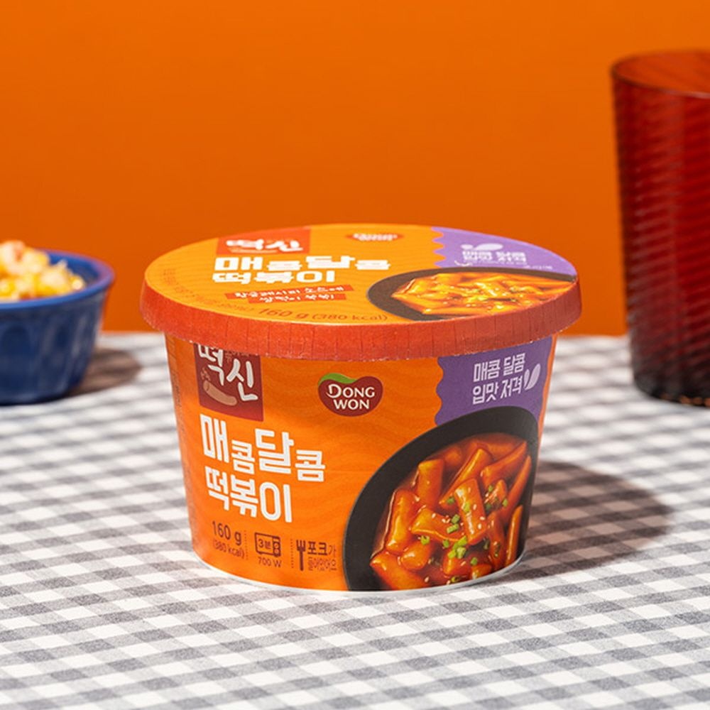 [동원] 떡볶이의신 매콤달콤 컵떡볶이 160g x 6개