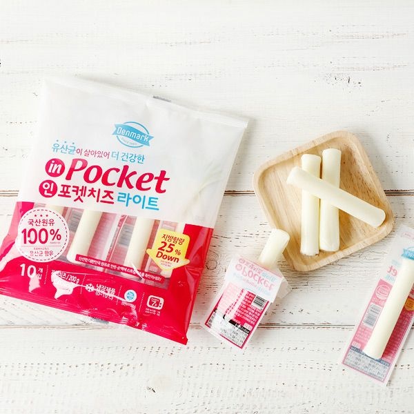 [온누리7%혜택][동원] 덴마크 인포켓치즈 라이트 20g x 30개 (10*3)