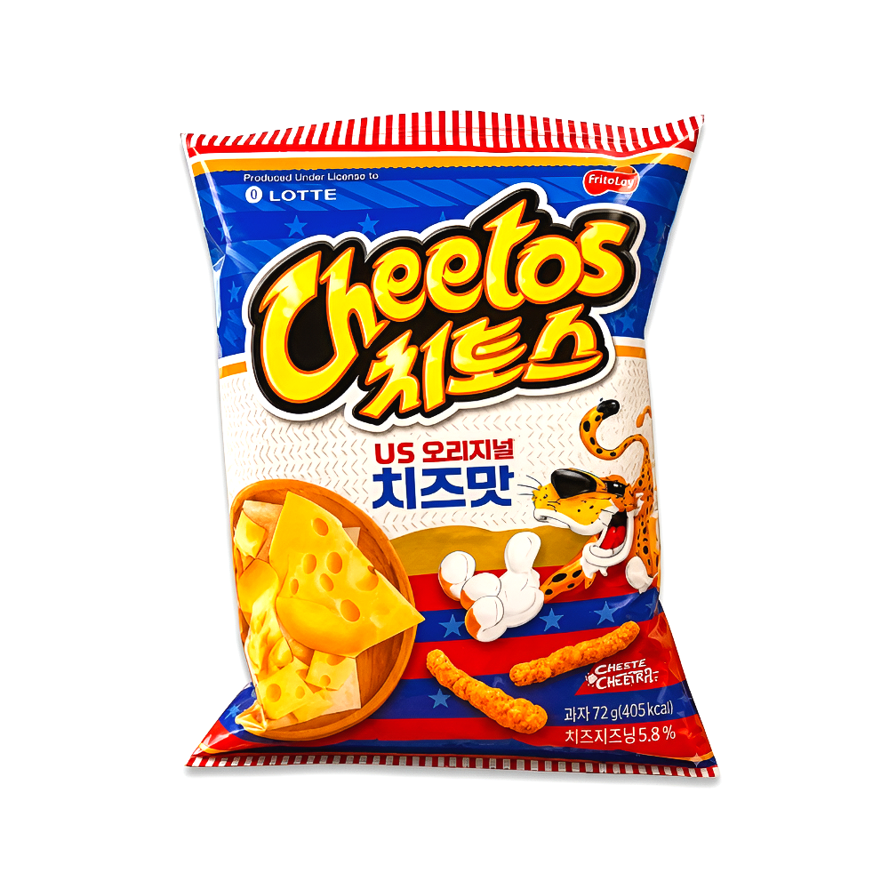롯데 롯데리아 롯데 치토스 US오리진 치즈 72g