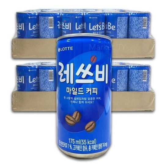 레쓰비 마일드 캔커피 175ml x 60개 (27025409)