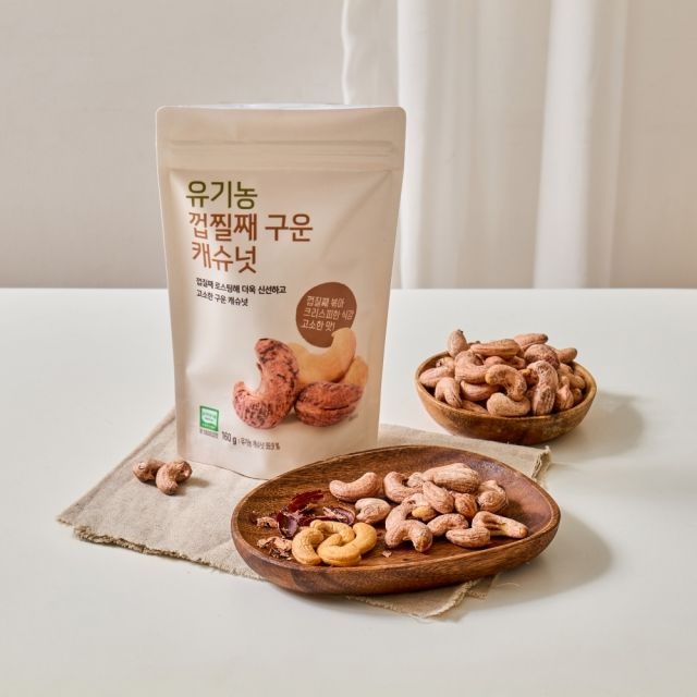 [롯데백화점] 올가홀푸드 유기농 껍질째 구운 캐슈넛 (160g)