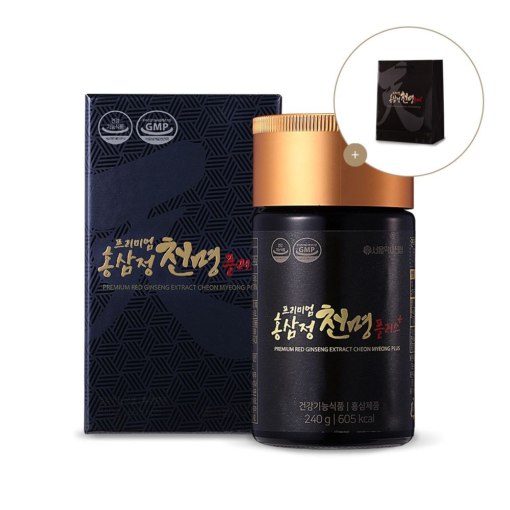 [롯데백화점] 서울약사신협 [진세노사이드 54mg] 프리미엄 홍삼정 천명 플러스 240g