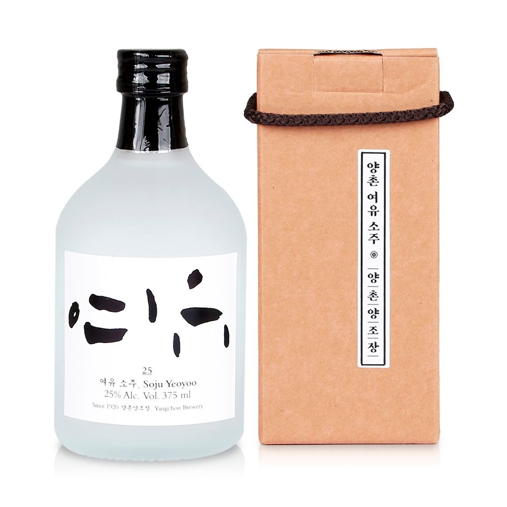 [롯데백화점] 전통주애 양촌양조 여유소주 25도 375ml 증류식 소주