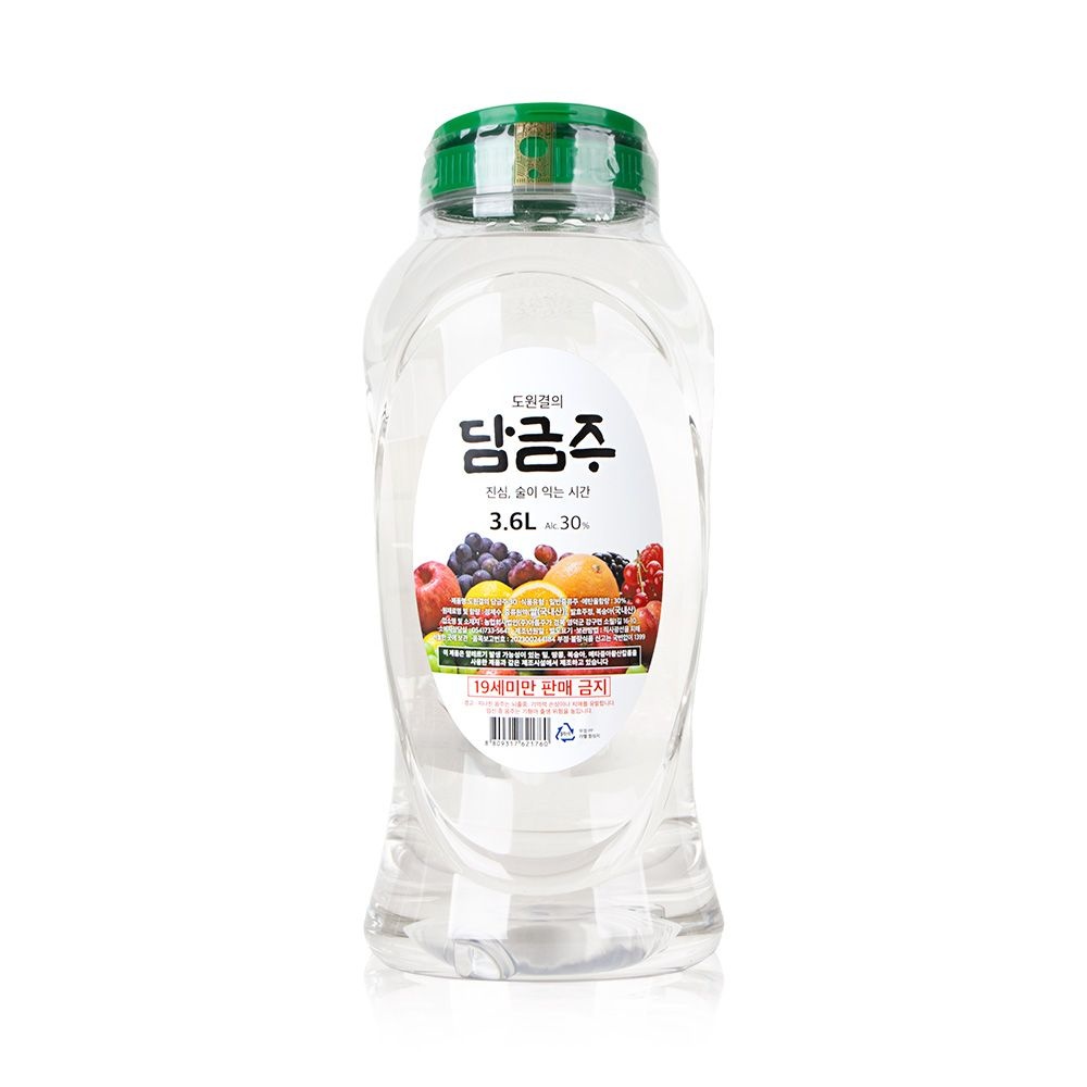 [롯데백화점] 전통주애 아름주가 도원결의 담금주 30도 3.6L 1병 담금소주