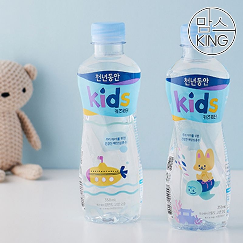 [롯데백화점] 맘스킹 [천년동안] 키즈워터 경도 140(350ml, 40병)