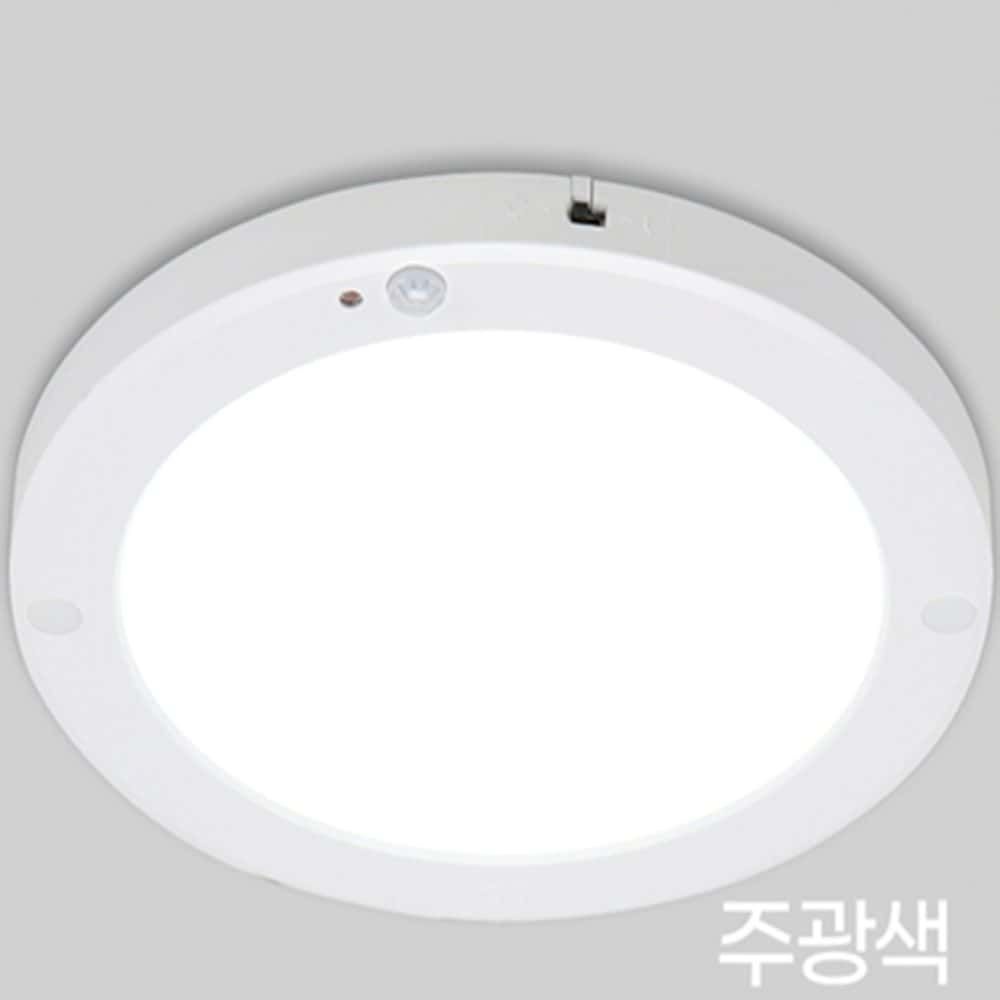 완스토어 원형 LED 센서등 라인 20W 주광엣지 LED계단등 모션센서등 입구센서등