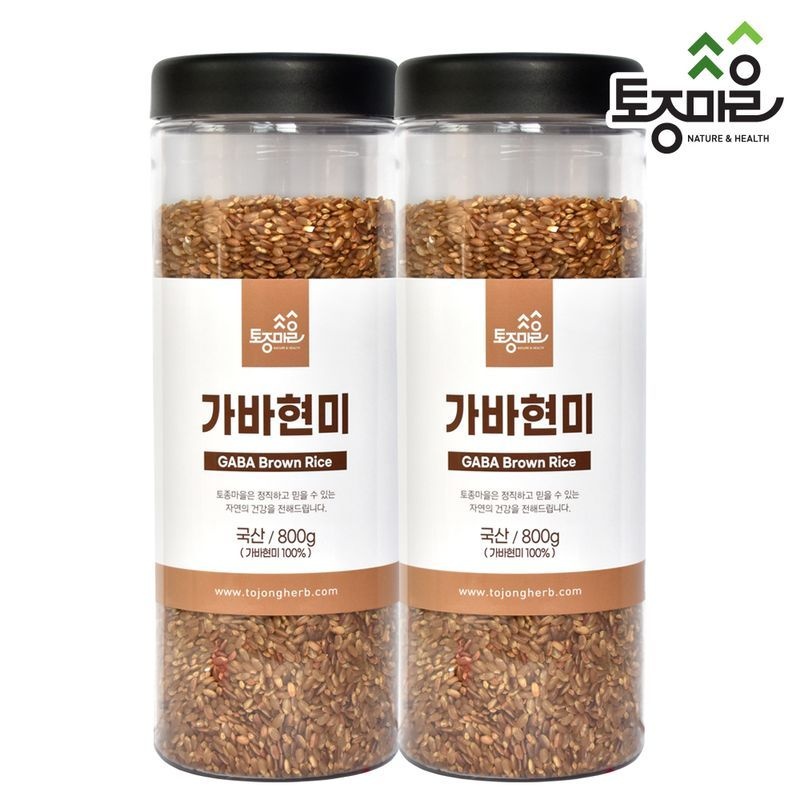 토종마을 국산 가바현미 800g X 2개