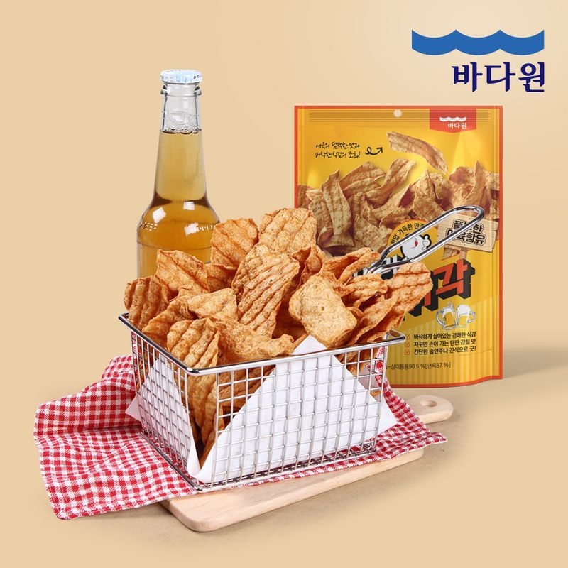바다원 한입만 어포튀각 50g x 6봉